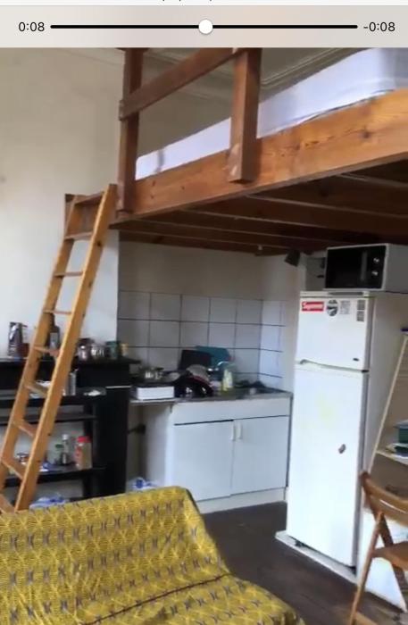 kot 20 m² à Bruxelles St Gilles