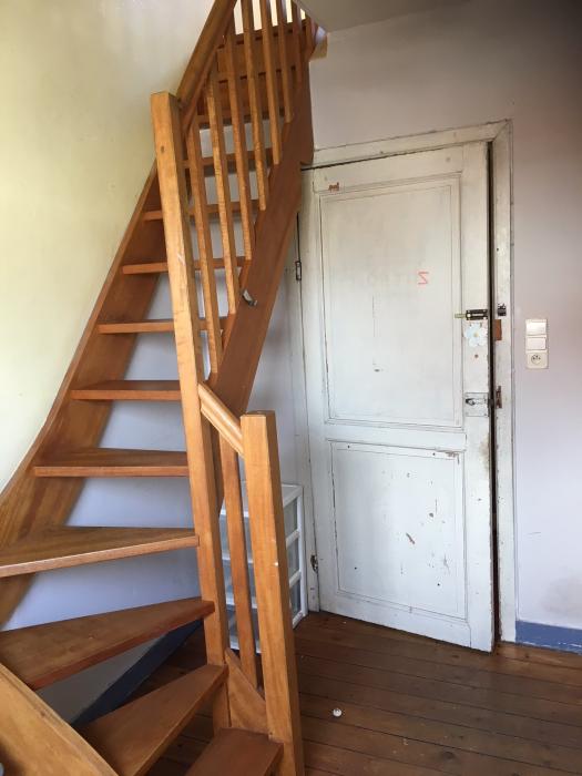 escalier vers mezzanine