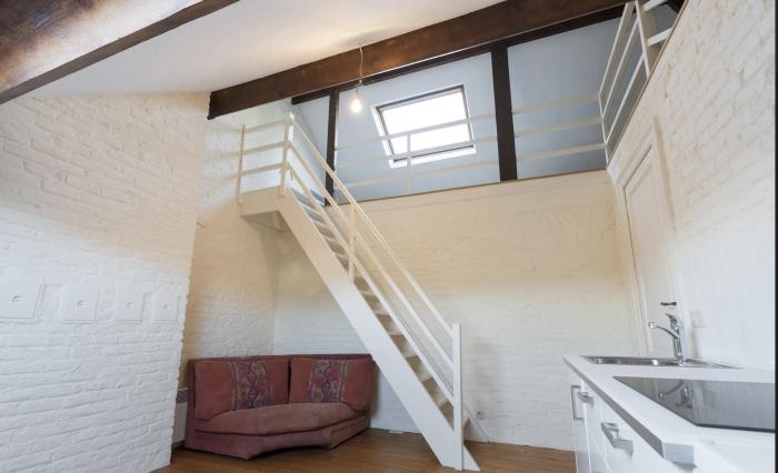 Leefruimte met mezzanine