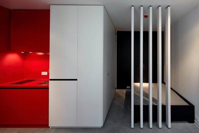Studio 26 m² in Brussel centrum