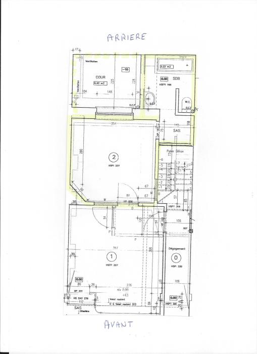 plan rez-de-chaussé