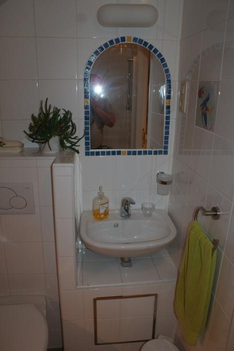 Bathroom sink & toilet