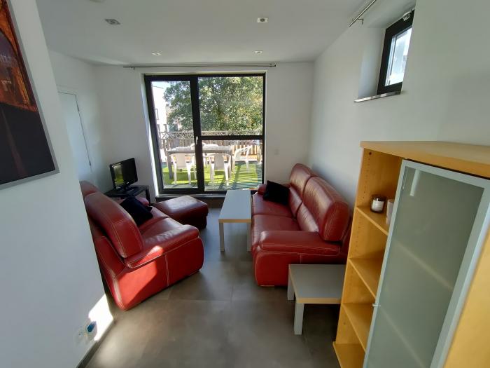 Salon avec accès terrasse