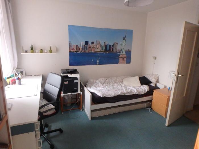 Table and bed