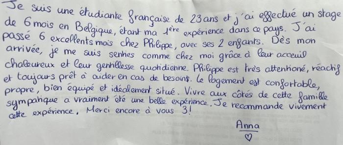 Review van huidige studente