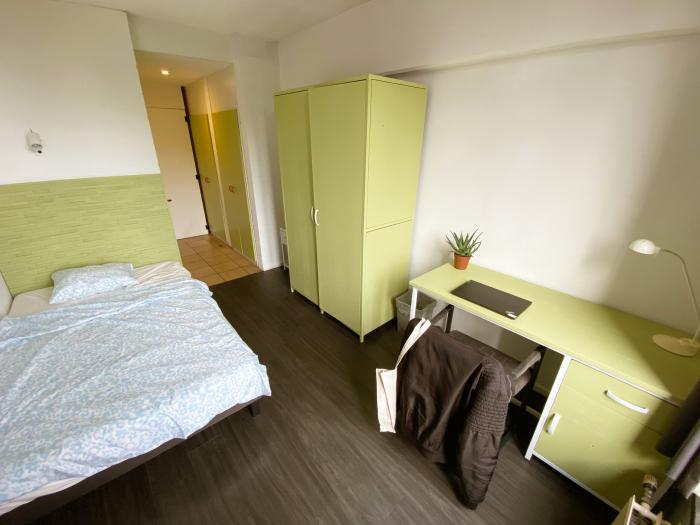 Kamer in residentie 18 m² in Brussel Sint-Gillis