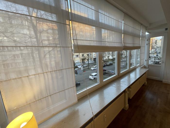 Bow window et accès terrasse