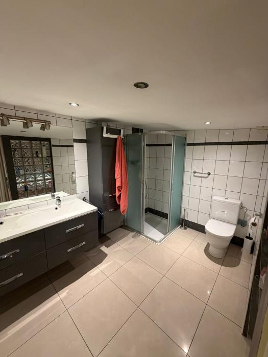 Douche et wc privatifs