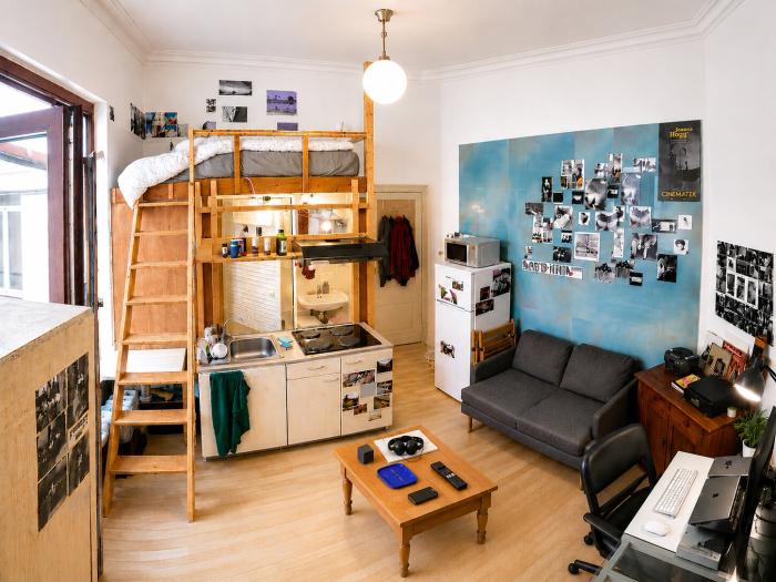 Studio 19 m² à Bruxelles Centre