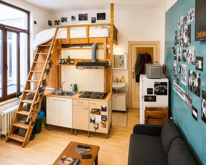 Studio 19 m² à Bruxelles Centre