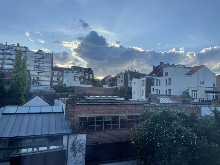 View outside to the west