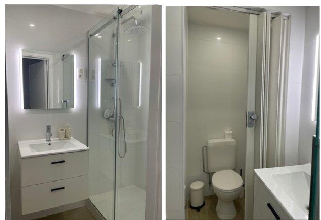 Toilet and bathroom