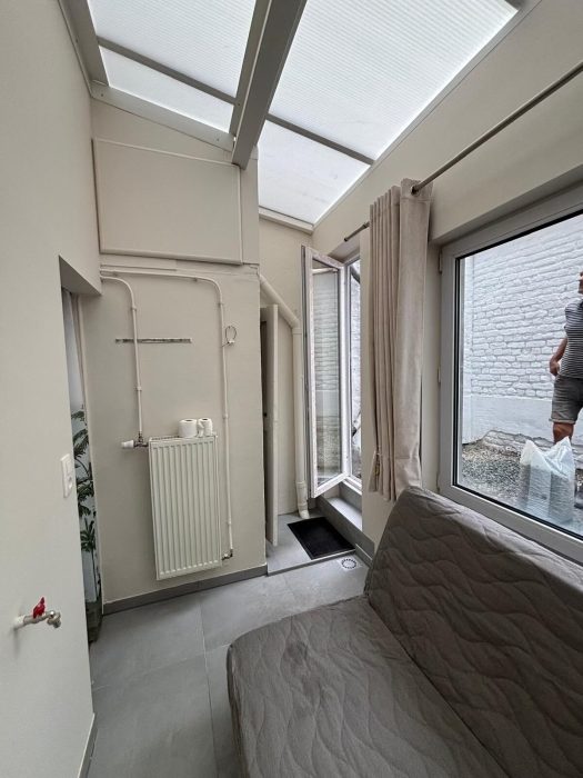 veranda en apart toilet