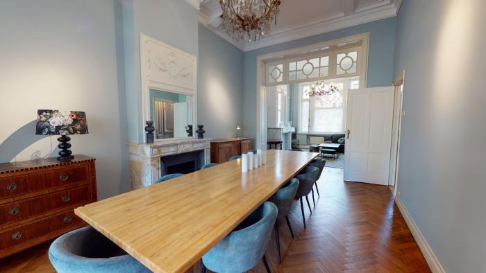 Shared dining room/work space