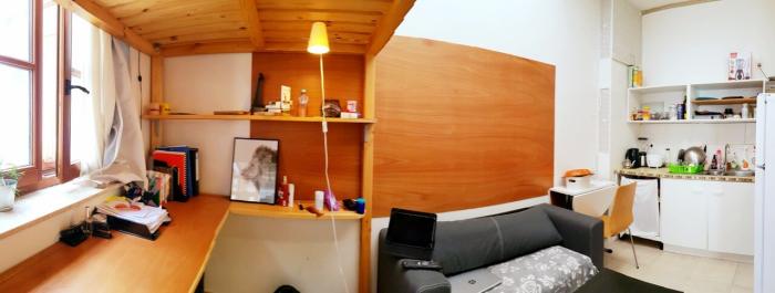 Studio 24 m² in Brussel centrum