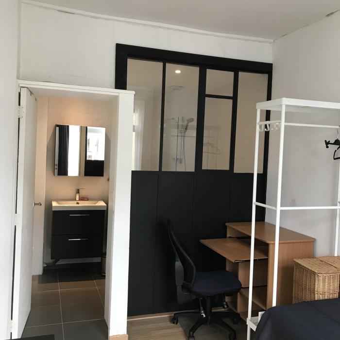 Bureau/paroie vitrée