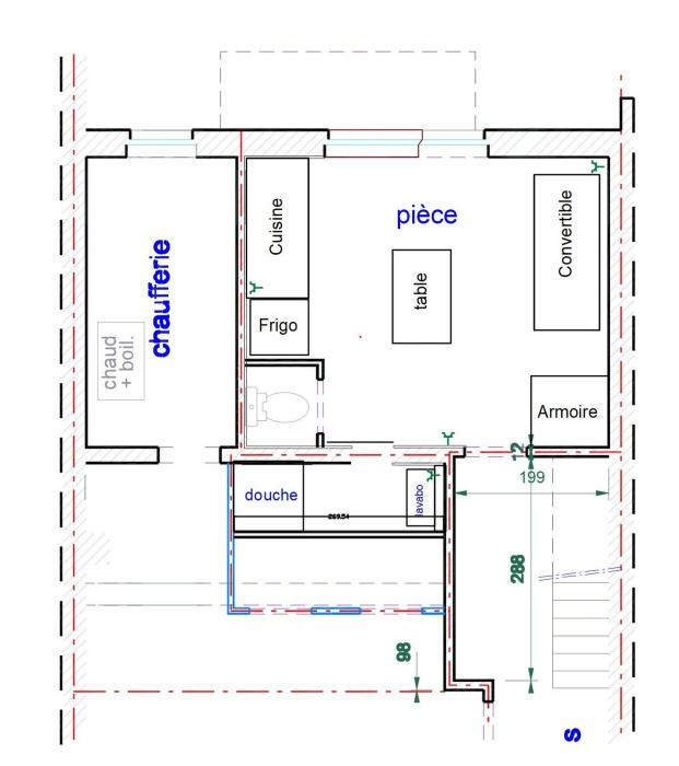 Studio 21 m² à Bruxelles Neder-Over-Heembeek