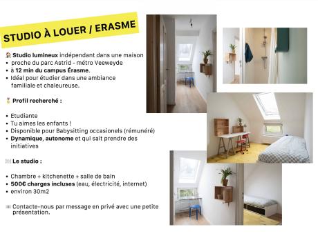 Studio 15 m² in Brussel Anderlecht