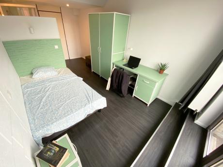 Residence room 18 m² in Brussels Saint-Gilles