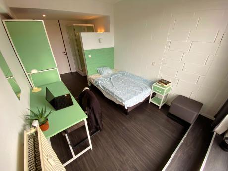 Chambre en résidence 18 m² à Bruxelles Saint-Gilles