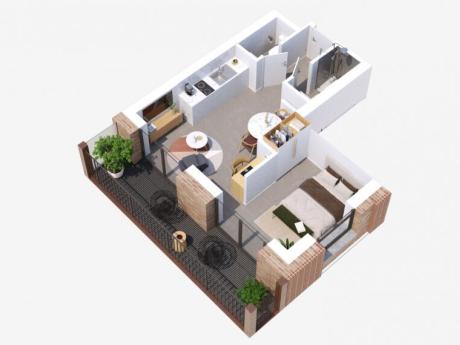 Studio 34 m² à Bruxelles Anderlecht