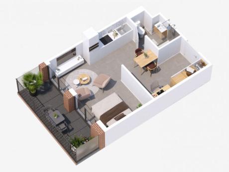 Studio 40 m² à Bruxelles Anderlecht