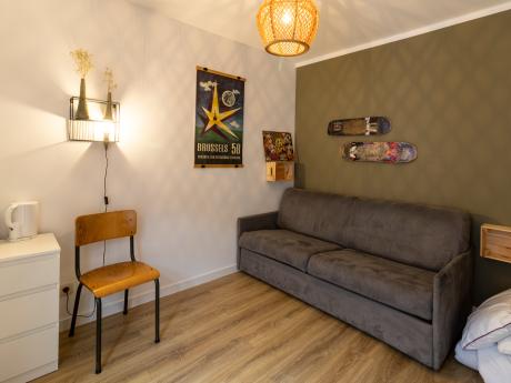 Kamer in residentie 25 m² in Brussel centrum