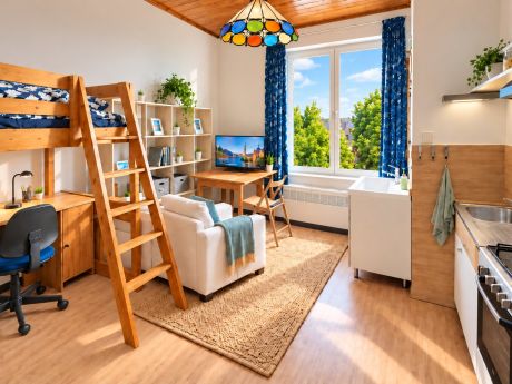 Studio 16 m² in Brussels Jette