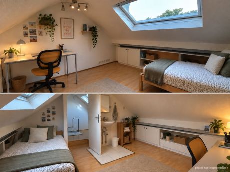 Shared housing 18 m² in Brussels Ixelles : cimetiere