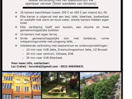 kot 25 m² à Bruxelles Nord-Ouest