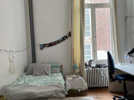 Student room 18 m² in Brussels center