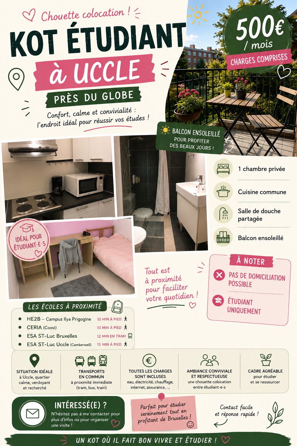 Studio in Uccle